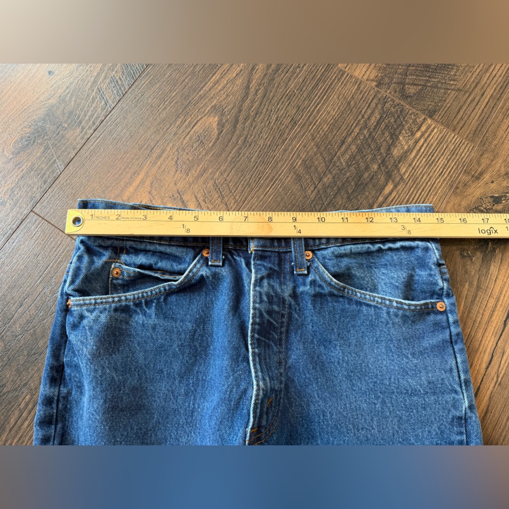 Vintage Levi’s Orange Tab 70’s 20517 0217 Denim Jeans Dark Wash Size 32 X 34 - Picture 12 of 14